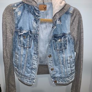 Jean Jacket Sweater American Eagle